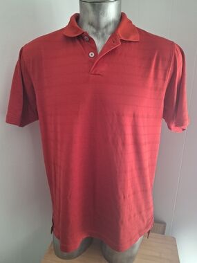 adidas Red Men's Polo Shirt